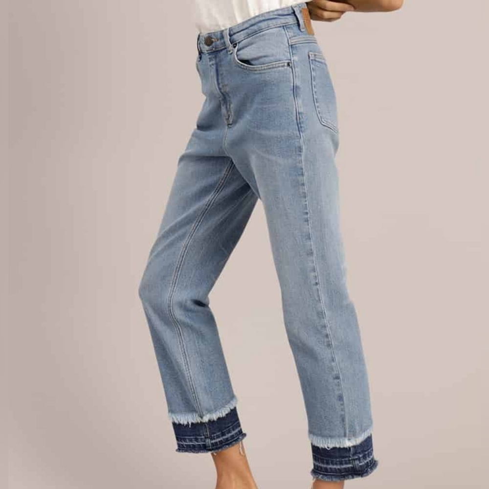 Munthe Cropped Light Blue Jeans